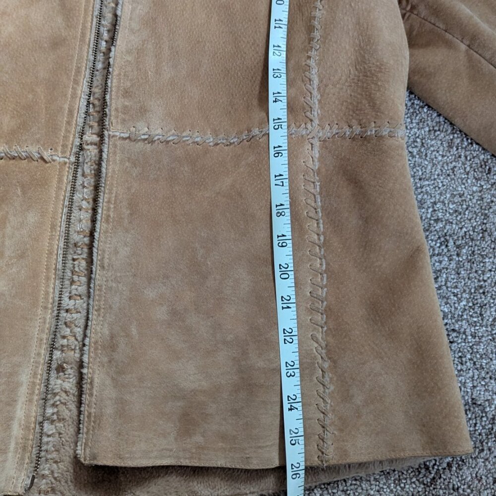 Suede Leather Guess Coat - Picture 7 of 9
